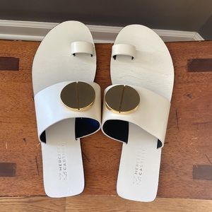 Mercedes Castillo slide sandals size 38. 8